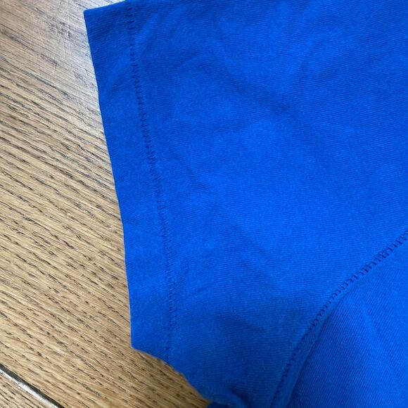 VTG Hollister Single Stitch Men T Shirt SZ L First Point Preppy Casual Y2K Blue - Picture 4 of 5